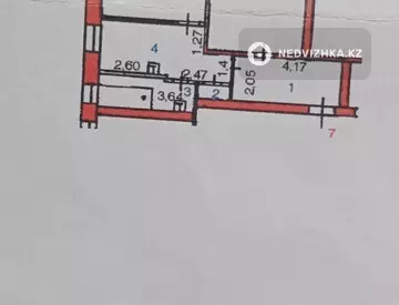 2-комнатная квартира, этаж 2 из 2, 63 м²